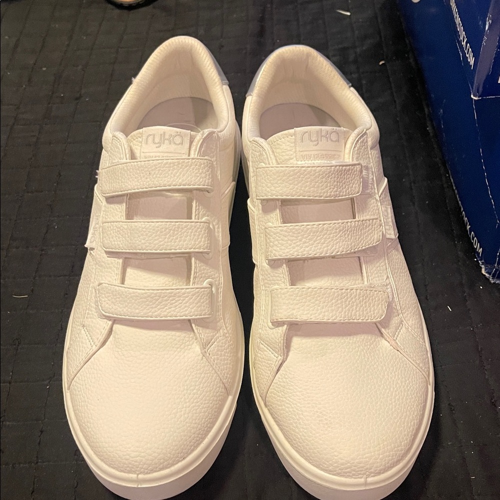 Ryka adjustable white Viv classic 2 lk nu sneakers 10W - Picture 3 of 8